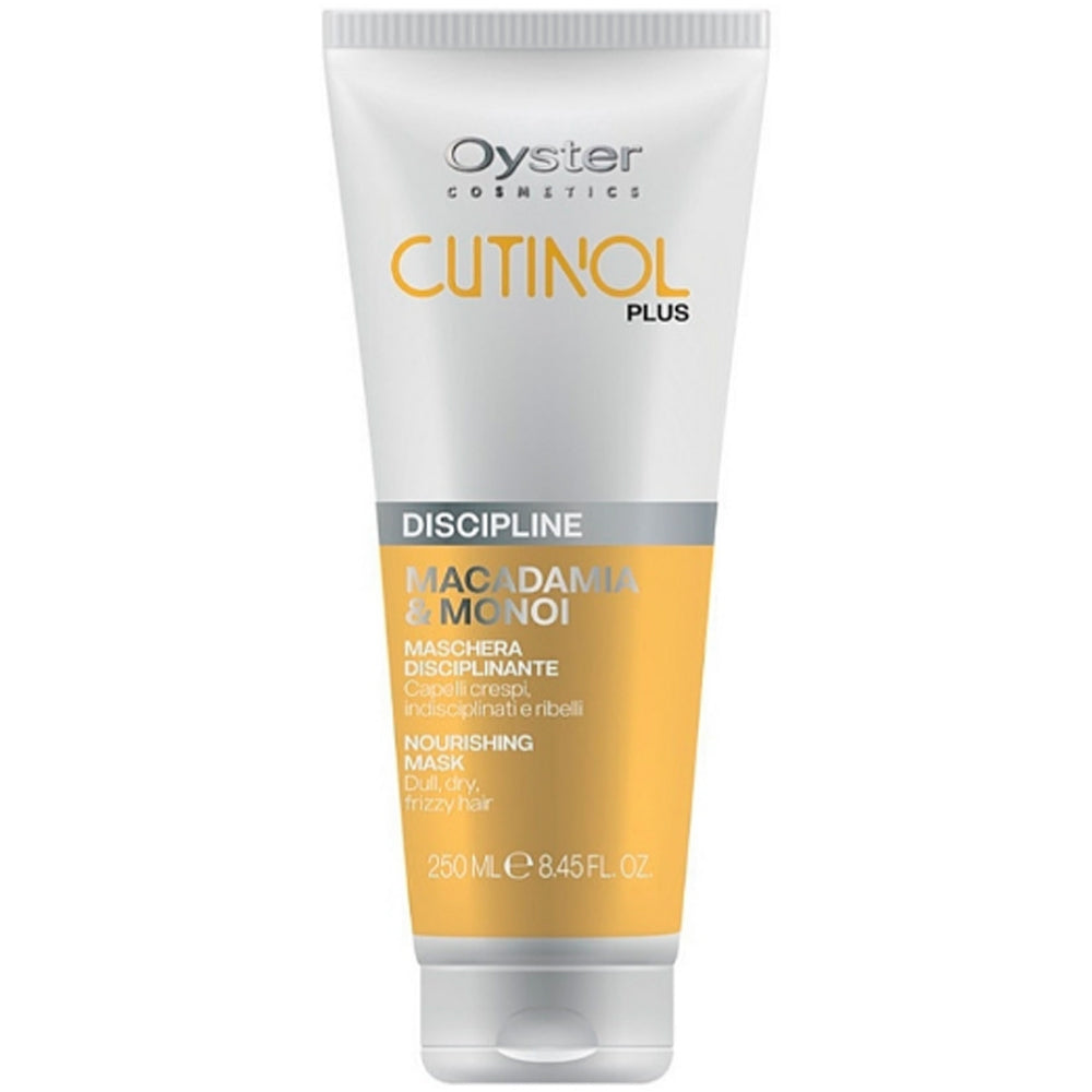 Маска для неслухняного волосся - Oyster Cutinol Plus Macadamia & Monoi Oil Discipline Mask