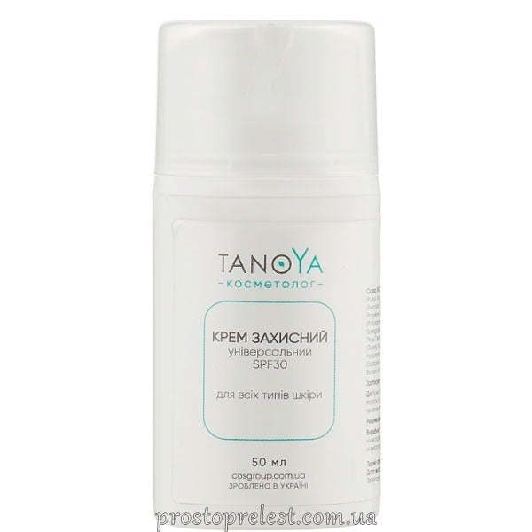 Tanoya Protective Cream - Крем захисний універсальний SPF 30