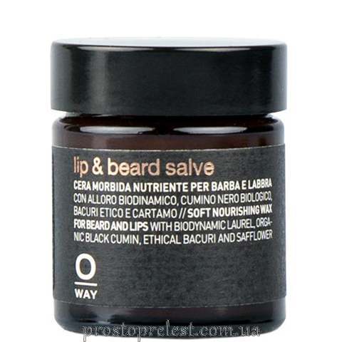 Oway Men Lip & Beard Salve - Бальзам для смягчения и питания губ и бороды