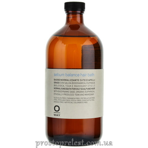 Oway Sebum Balance Hair Bath - Шампунь для жирної шкіри голови