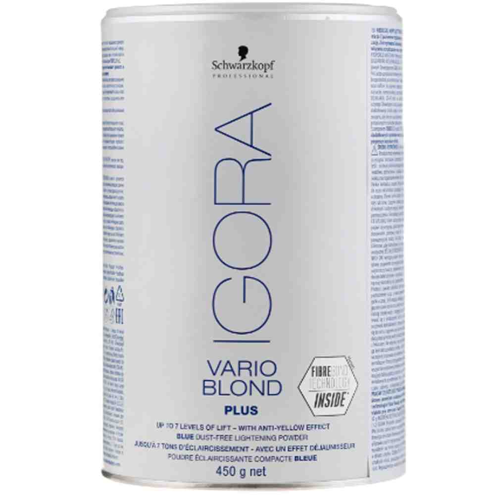 Schwarzkopf Igora Vario Blond Plus - Безпильовий порошок, освітлення до 7 рівнів (блакитний)
