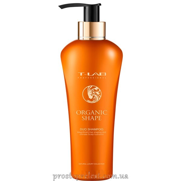 T-LAB Professional Organic Shape Duo Shampoo - Шампунь для разглаживания и питания волос