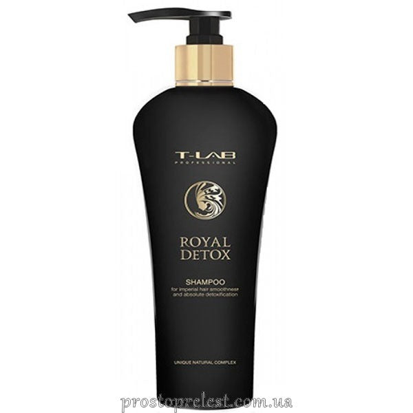 T-Lab Professional Royal Detox Shampoo - Шампунь для королевской гладкости и абсолютной детоксикации
