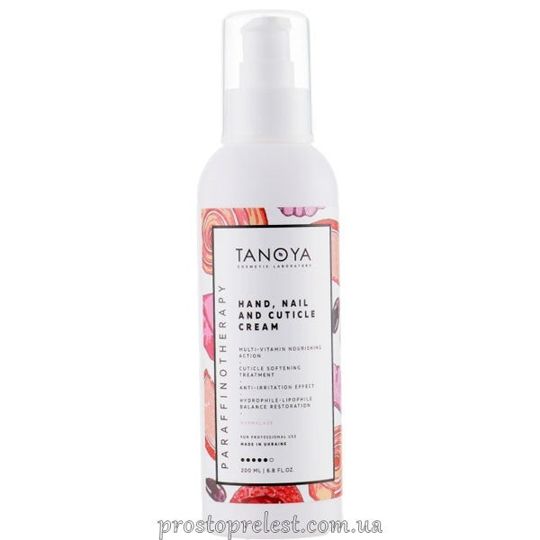 Tanoya Cream Hand and Nail - Крем для рук, нігтів та кутикули Мармелад