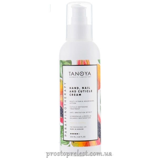 Tanoya Cream Hand and Nail - Крем для рук, нігтів та кутикули Тропічний коктейль