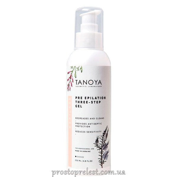 Tanoya Pre Epilation Three-Step Gel - Гель до депіляції триступеневий