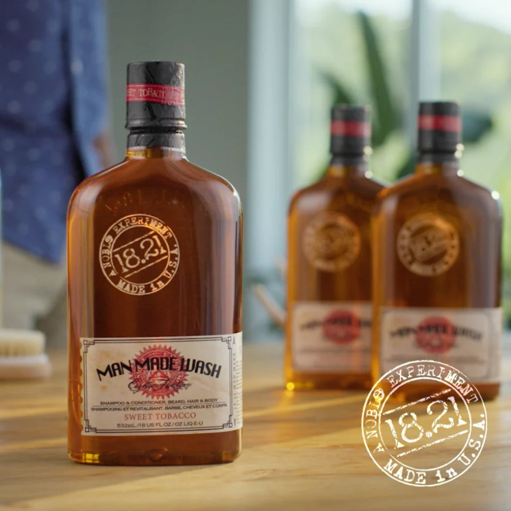 Шампунь, кондиционер и гель для душа для мужчин - 18.21 Man Made Noble Oud Wash