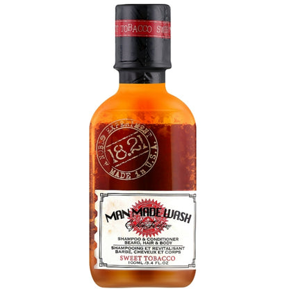 Шампунь, кондиціонер і гель для душу для чоловіків - 18.21 Man Made Sweet Tobacco Wash