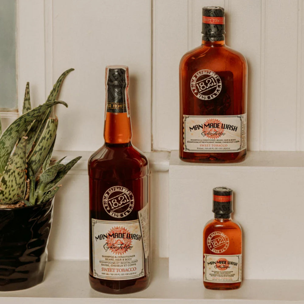 Шампунь, кондиционер и гель для душа для мужчин - 18.21 Man Made Sweet Tobacco Wash