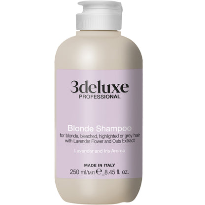 Шампунь для світлого, освітленого та сивого волосся - 3Deluxe Professional