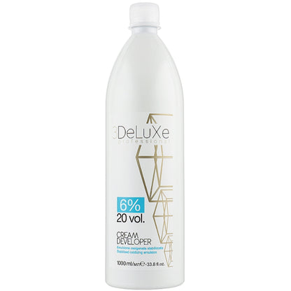 Окислювач - 3Deluxe Professional Tech Cream Developer 20 vol. 6%
