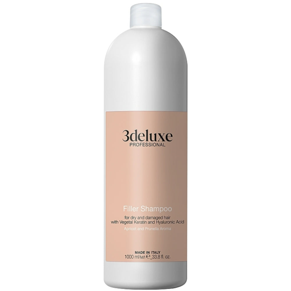 Шампунь для сухих и поврежденных волос - 3Deluxe Professional Filler Shampoo