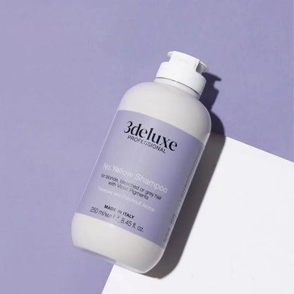 Шампунь для нейтралізації жовтизни - 3Deluxe Professional No Yellow Shampoo 5