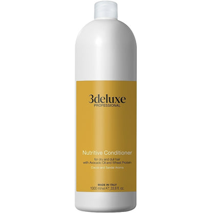 Кондиціонер для сухого й ослабленого волосся - 3Deluxe Professional 1000 мл