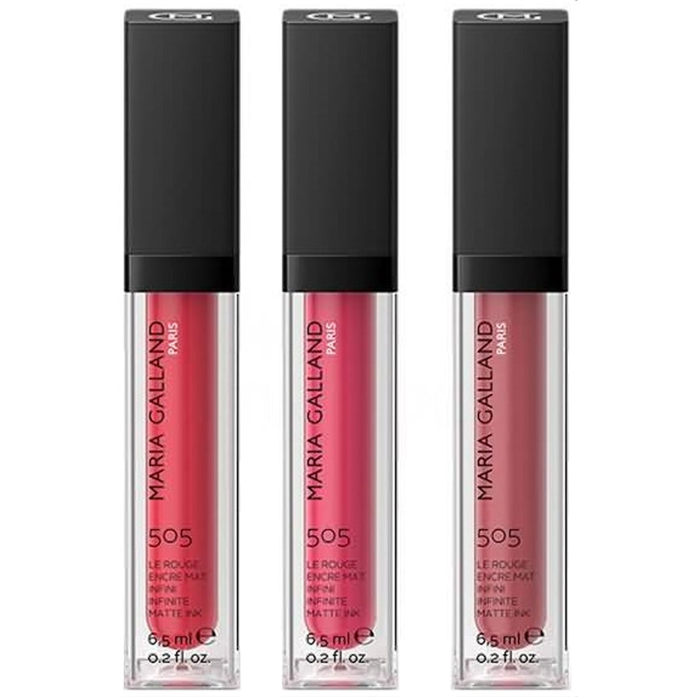 Стійка матова помада для губ - Maria Galland 505 Infinity Matte Ink