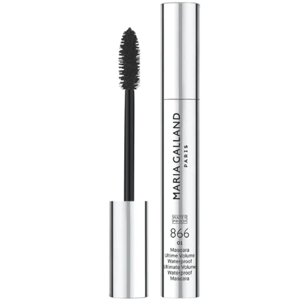 Водостойкая тушь для ресниц - Maria Galland 866 Ultimate Volume WP Mascara