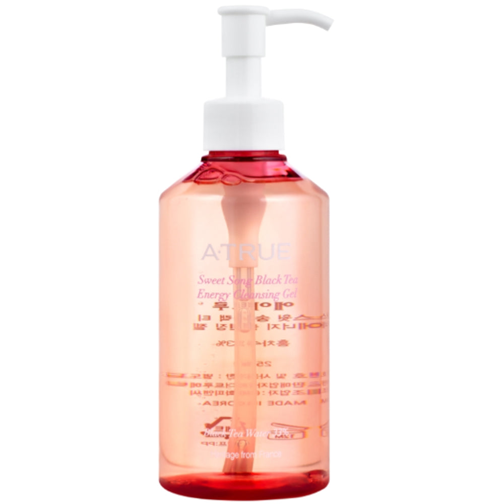 Очищающий гель для умывания с экстрактом черного чая - A-True Sweet Song Black Tea Energy Cleansing Gel