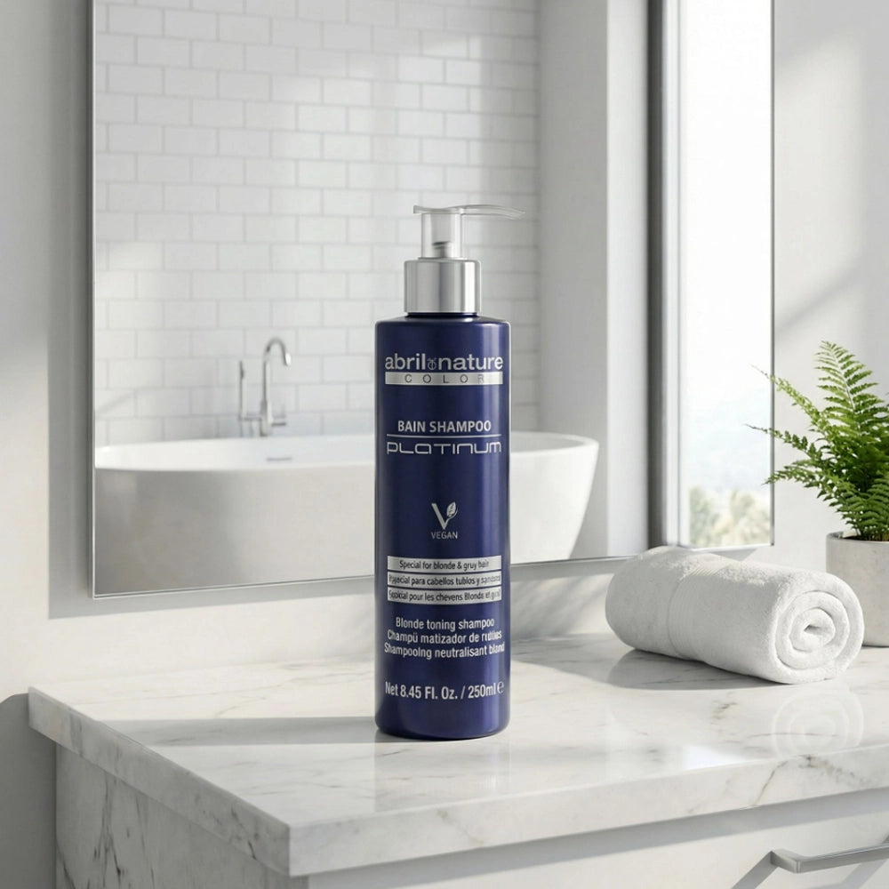 Шампунь для сивого і знебарвленого волосся - Abril et Nature Color Platinum 5