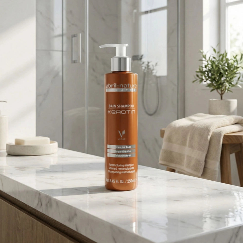 Шампунь відновлюючий з кератином - Abril et Nature Keratin Shampoo 5