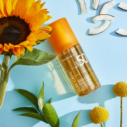 Спрей сонцезахисний двофазний легкий для тіла - Alma K. 5