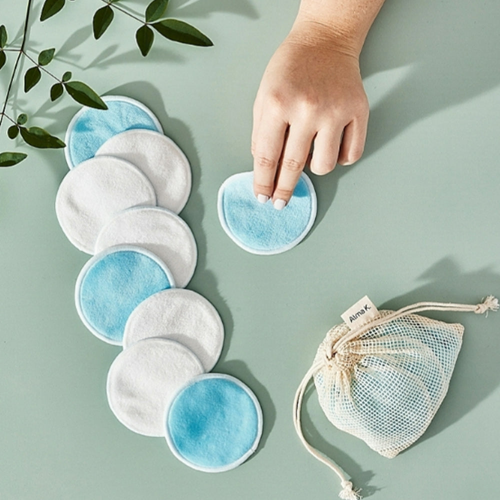 Подушечки для лица очищающие многоразовые - Alma К. Reusable Facial Cleansing Pads