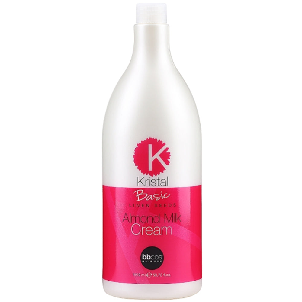 BBcos Kristal Basic Almond Milk Cream - Бальзам для волосся з мигдальним молочком