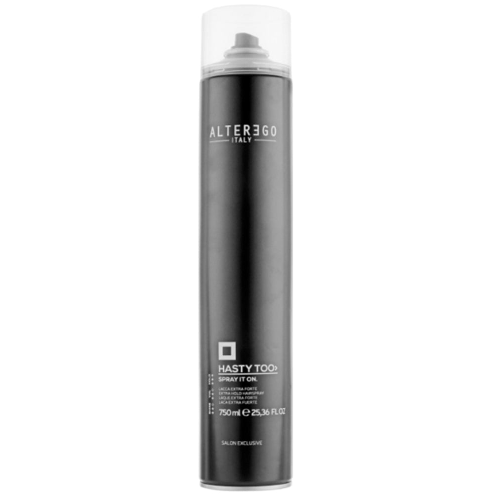Лак для волосся екстра-сильної фіксації - Alter Ego Hasty Too Spray It On Extra Strong Hairspray