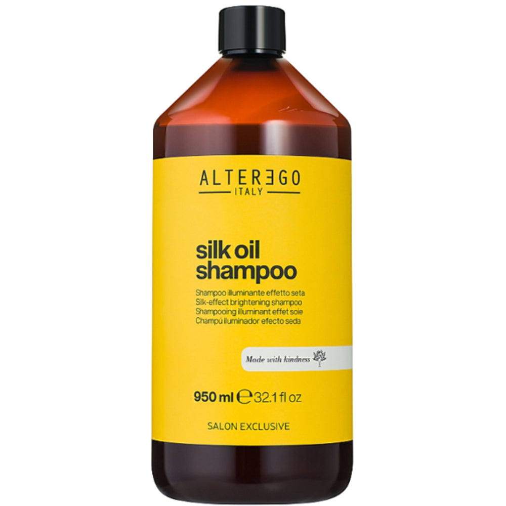 Шампунь для блиску волосся з ефектом шовку - Alter Ego Silk Oil Shampoo