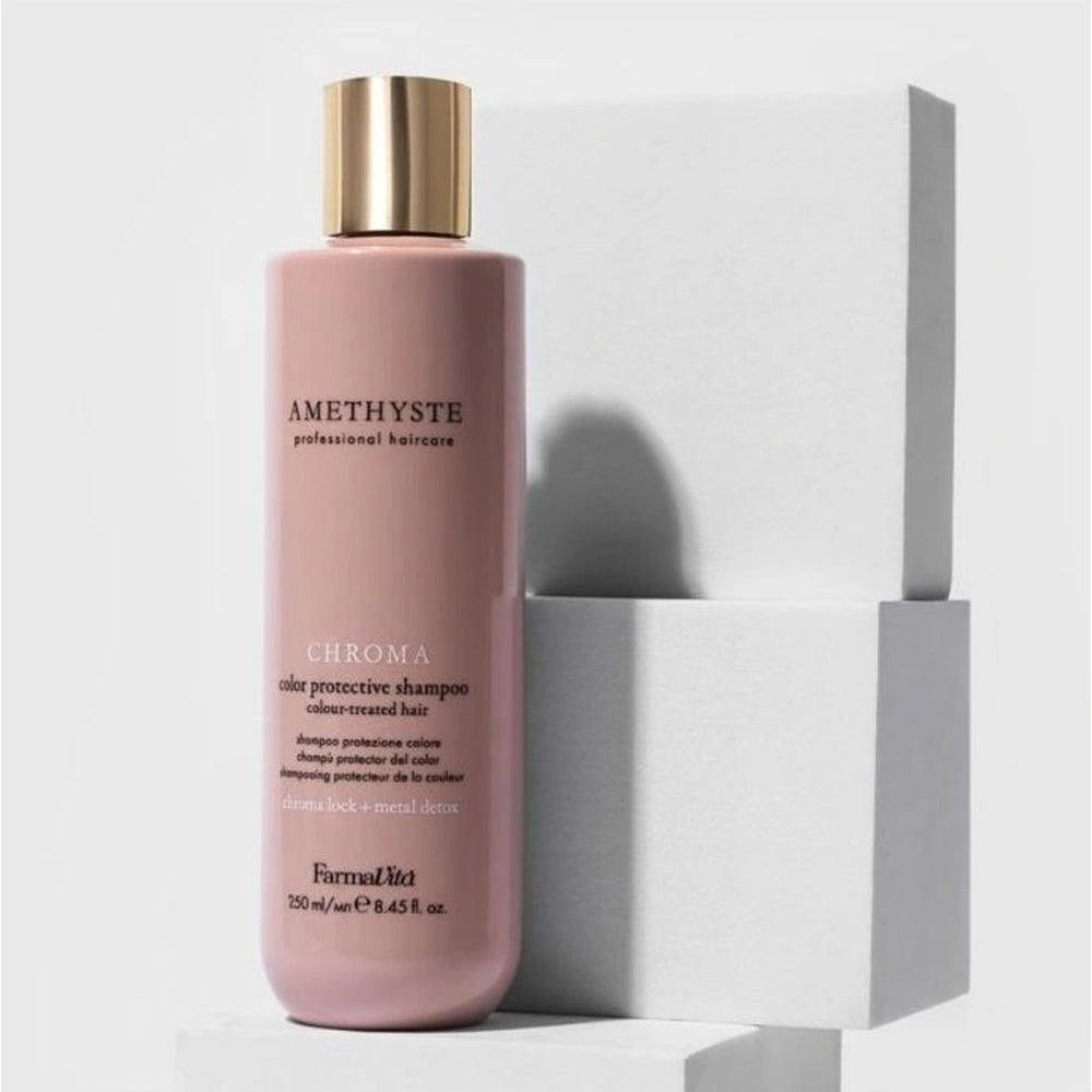 Шампунь для защиты цвета окрашенных волос - Farmavita Amethyste Chroma Color Protective Shampoo