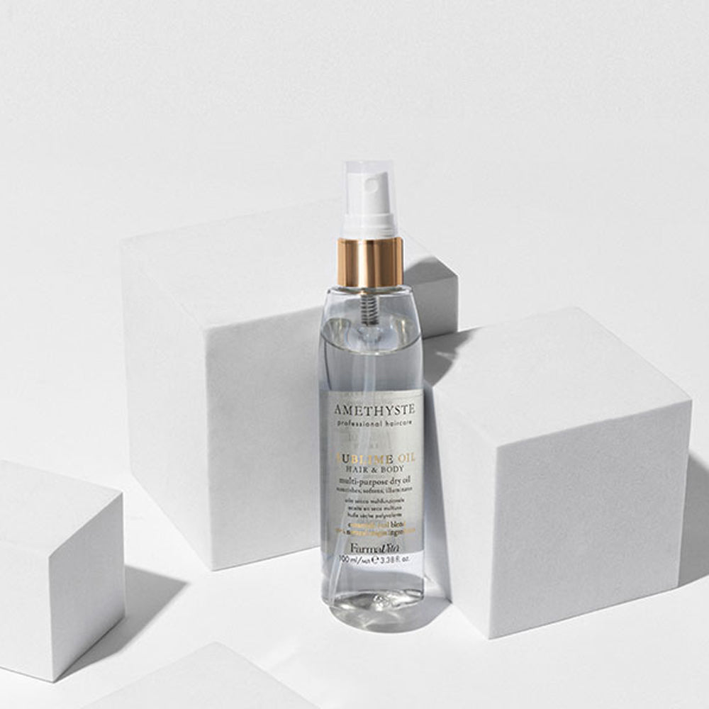 Сухое мультифункциональное масло - Farmavita Amethyste Curl Sublime Oil