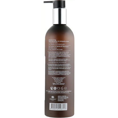 Angel Professional Paris Black Angel Oil Control And Dandruff Shampoo -  Шампунь від лупи для жирного волосся з екстрактом перилли