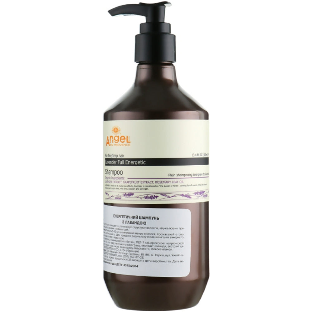 Angel Professional Paris Provence Lavender Full Energetic Shampoo - Енергетичний шампунь з лавандою
