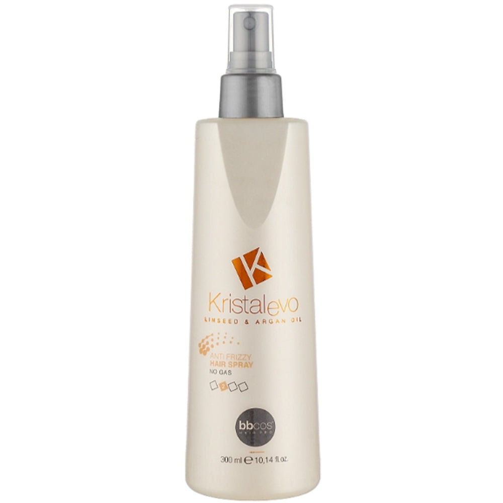 BBcos Kristal Evo Anti-Frizzy Hair Spray No Gas - Спрей для вирівнювання волосся без газу