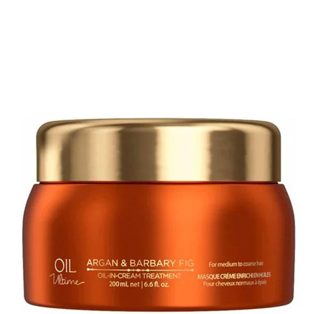 Schwarzkopf Oil Ultime Argan &amp; Barbary Fig Oil-In-Treatment - Маска з оліями Аргана і берберійської фіги для жорсткого і нормального волосся