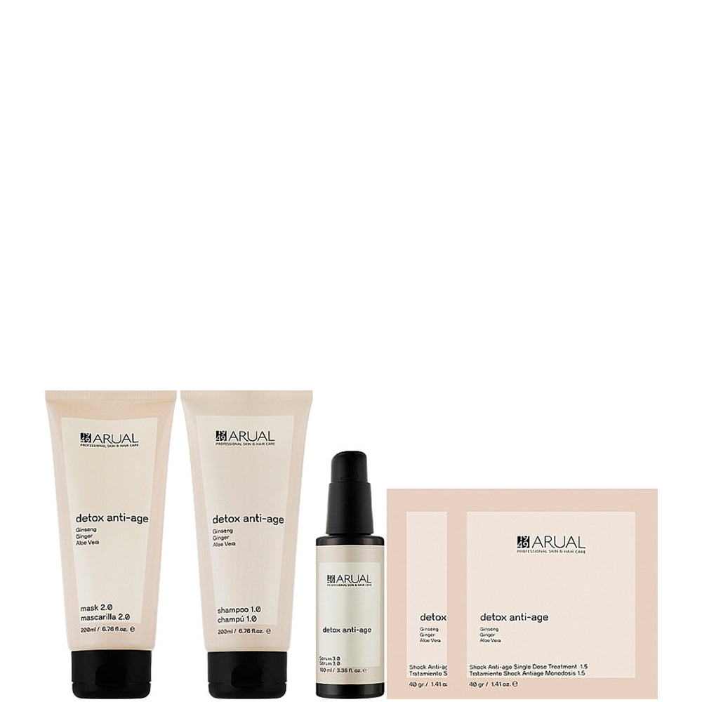 Набор "Детокс для волос" - Arual Detox Anti-Age Kit