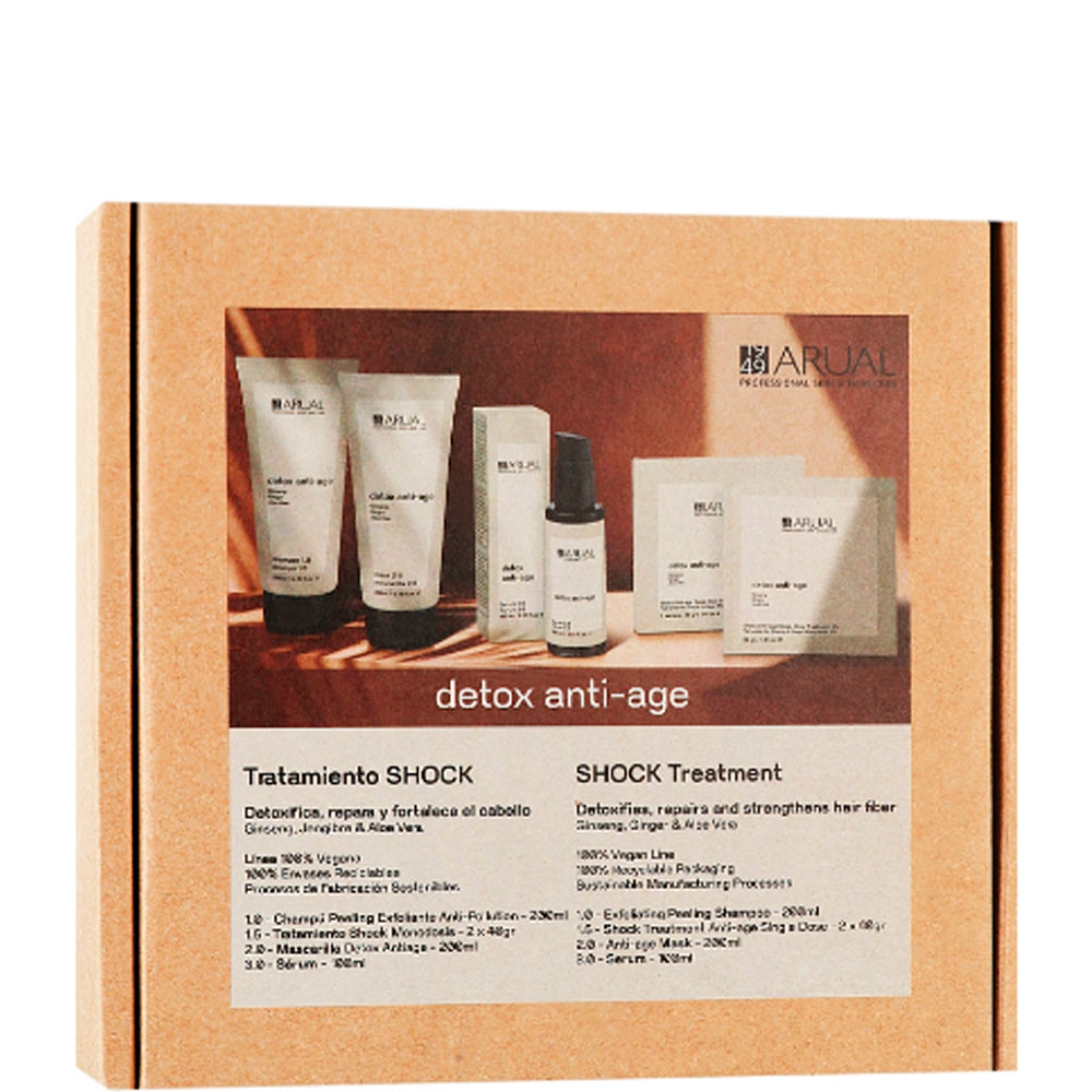 Набір Детокс для волосся - Arual Detox Anti-Age Kit