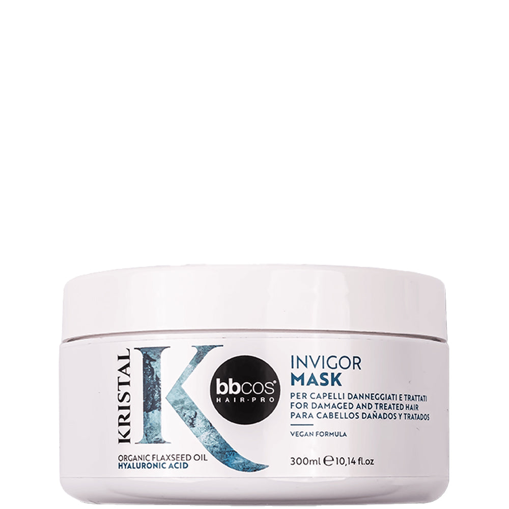 Маска для пошкодженого волосся - BBcos Kristal Invigor Mask