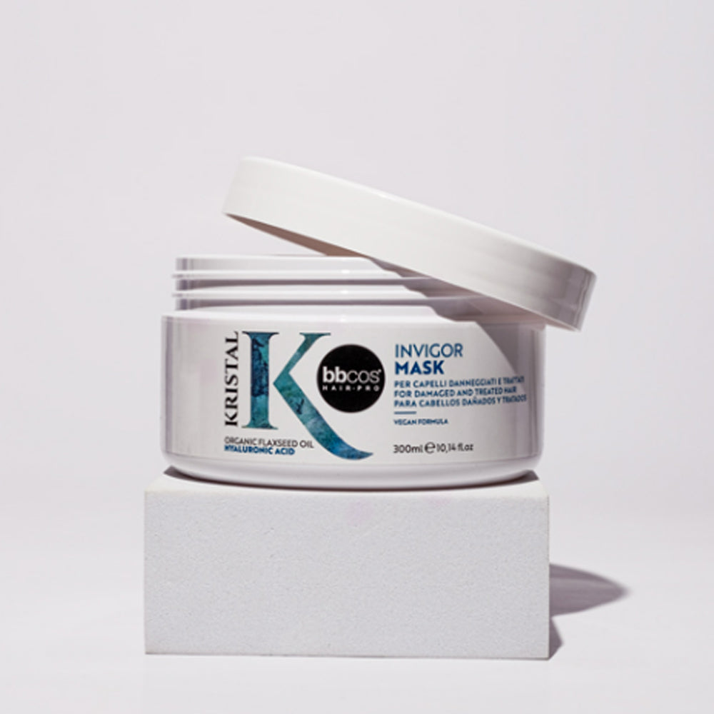 Маска для пошкодженого волосся - BBcos Kristal Invigor Mask