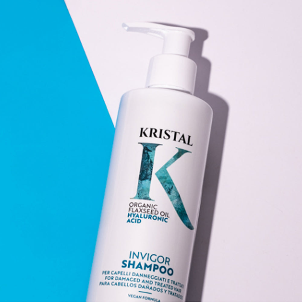 Шампунь для пошкодженого волосся - BBcos Kristal Invigor Shampoo