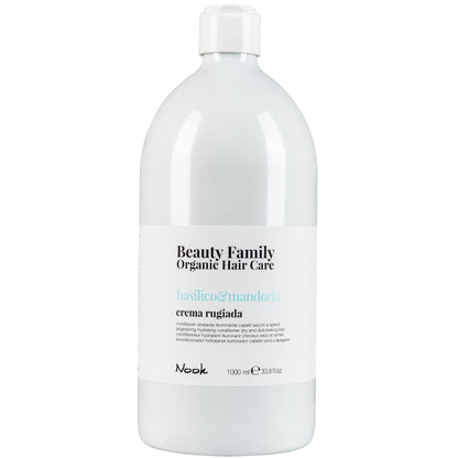 Кондиционер «Яркость Увлажнения и Блеск» для сухих волос - Nook Beauty Family Organic Basilico &amp; Mandorla Crema Rugiada