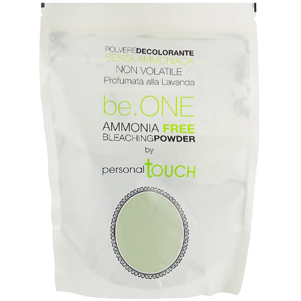 Обесцвечивающий безаммиачный зеленый нелетучий порошок с ароматом лаванды - Punti di Vista Personal Touch BeOne Ammonia Free Bleaching Powder