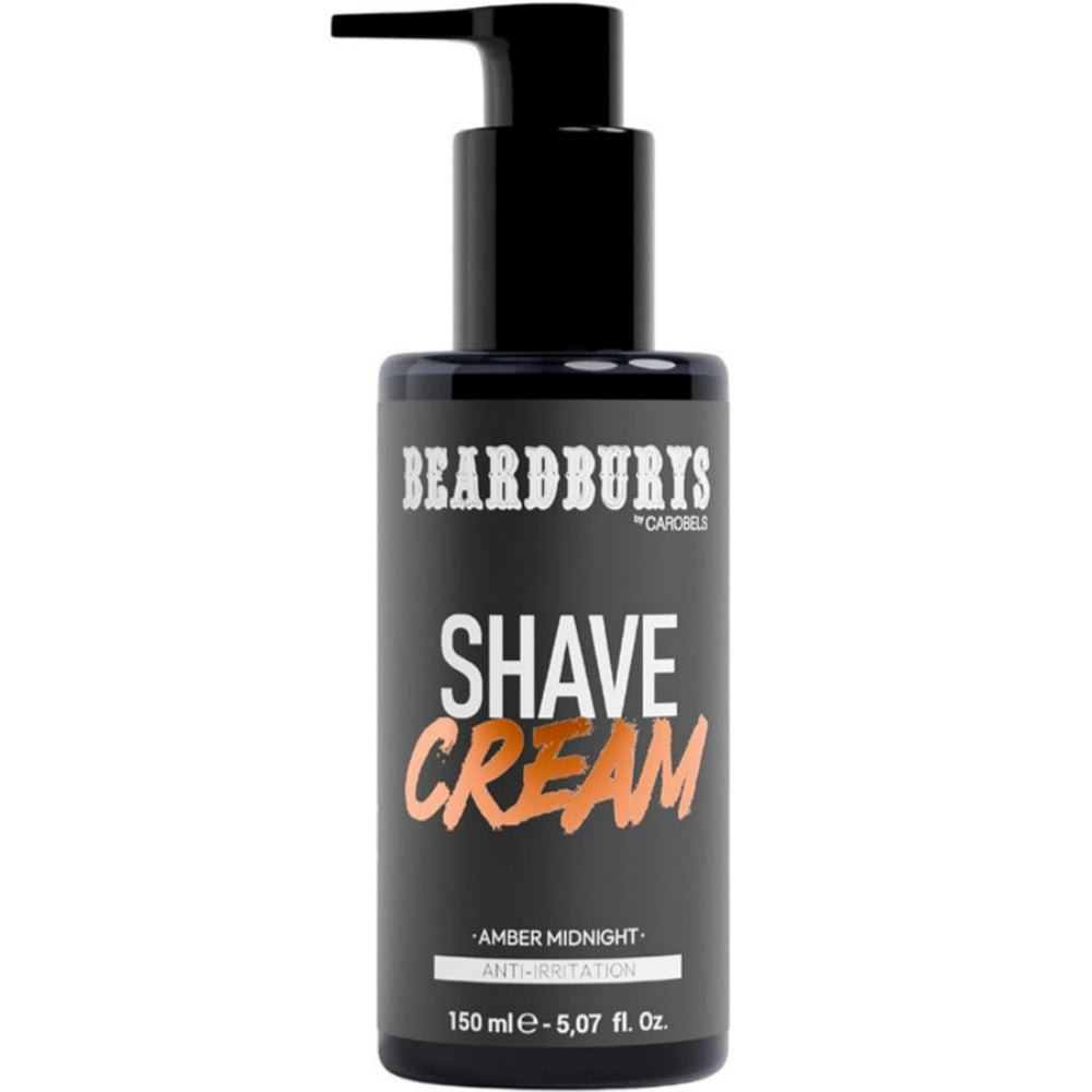 Крем для гоління проти подразнення - Beardburys Amber Midnight Shave Cream Anti-Irritation