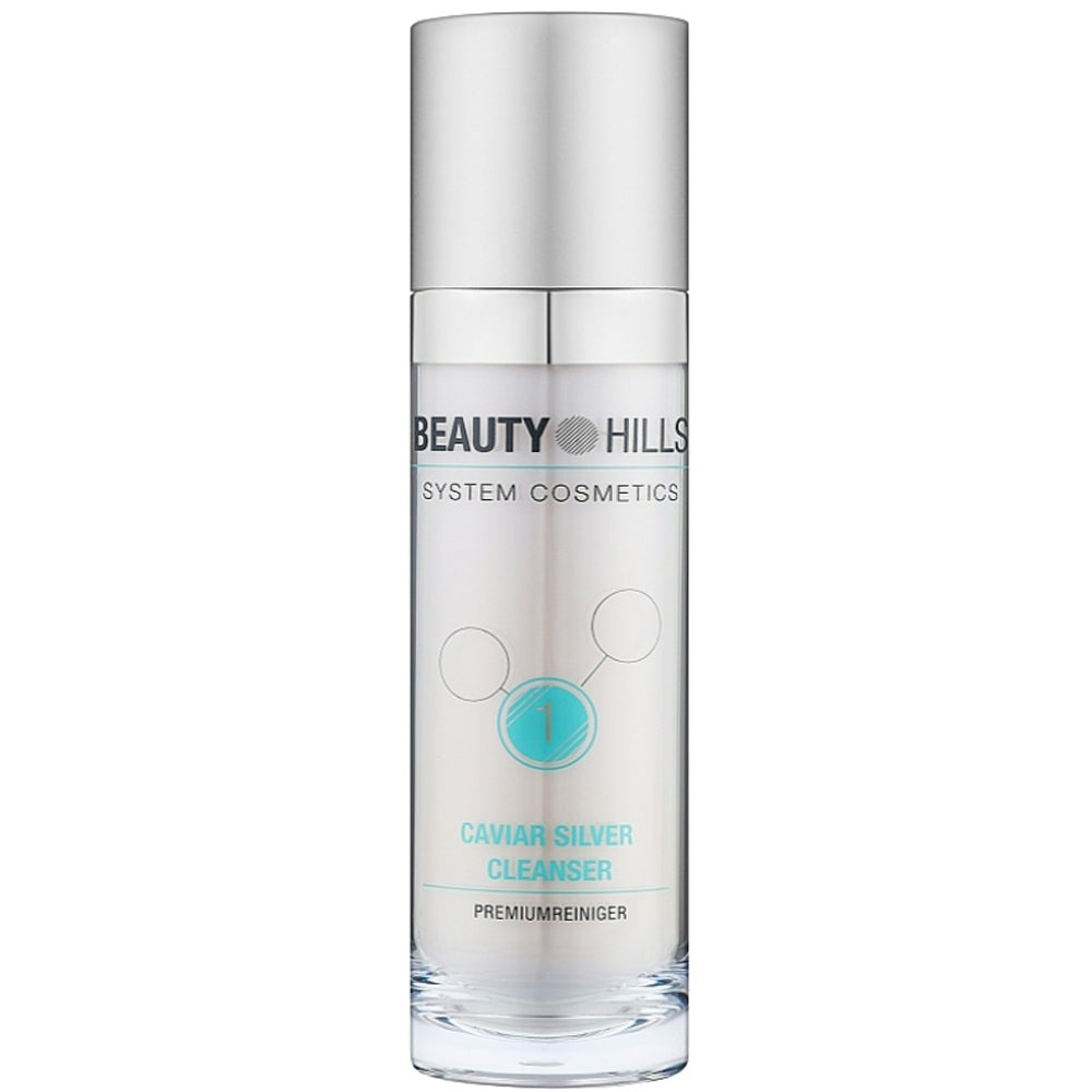 Очищающее средство для зрелой кожи лица - Beauty Hills Caviar Silver Cleanser
