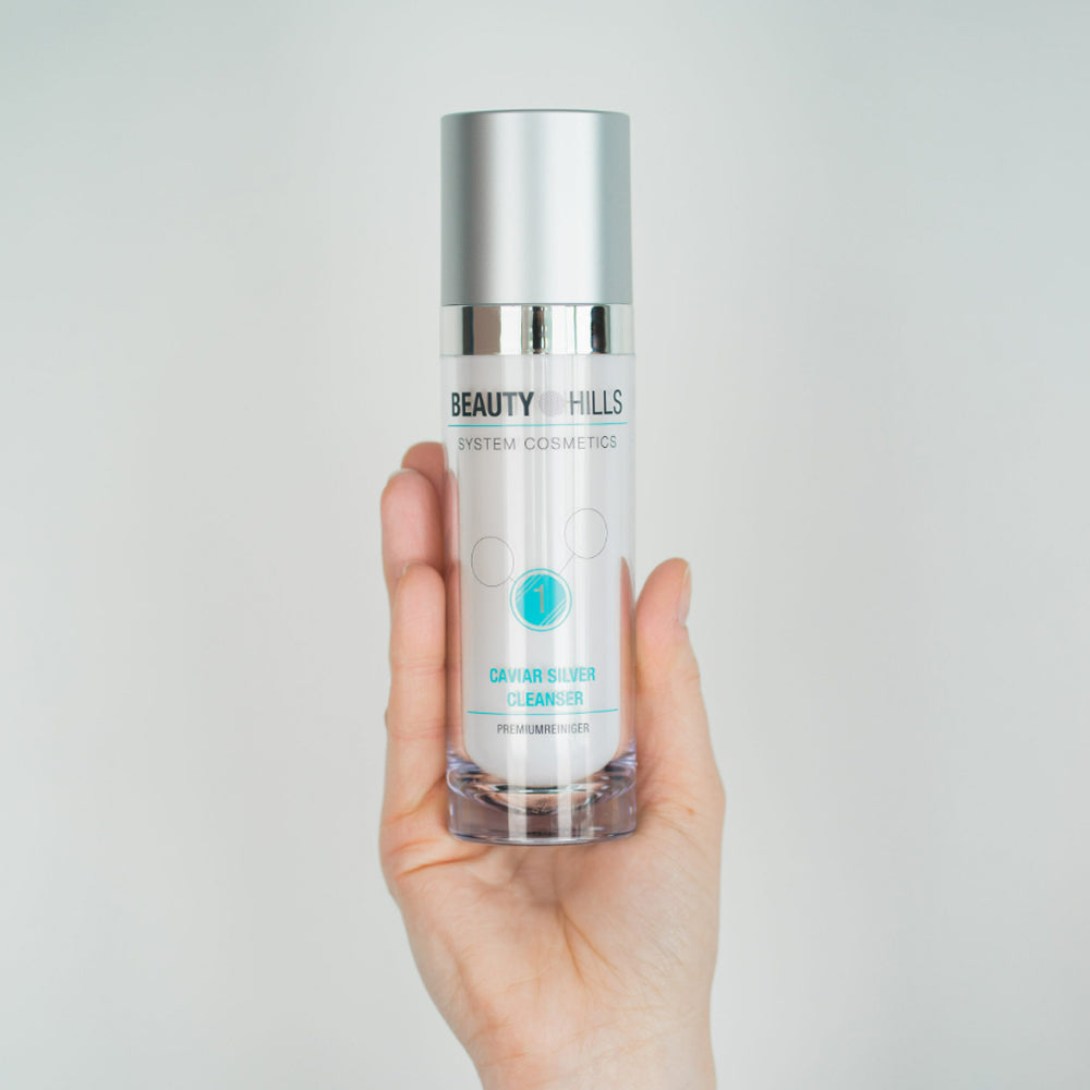 Очищающее средство для зрелой кожи лица - Beauty Hills Caviar Silver Cleanser