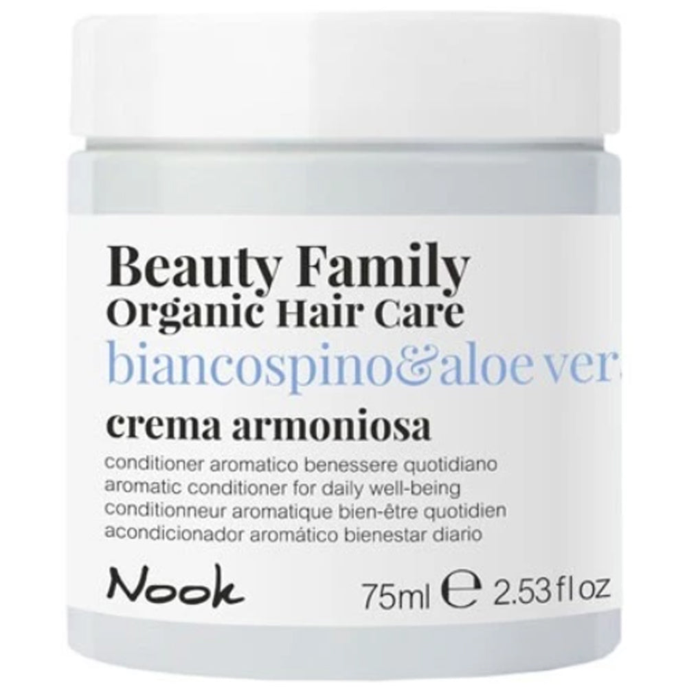 Оздоровчий кондиціонер для щоденного застосування - Nook Beauty Family Biancosoino &amp; Aloevera Crema Armoniosa