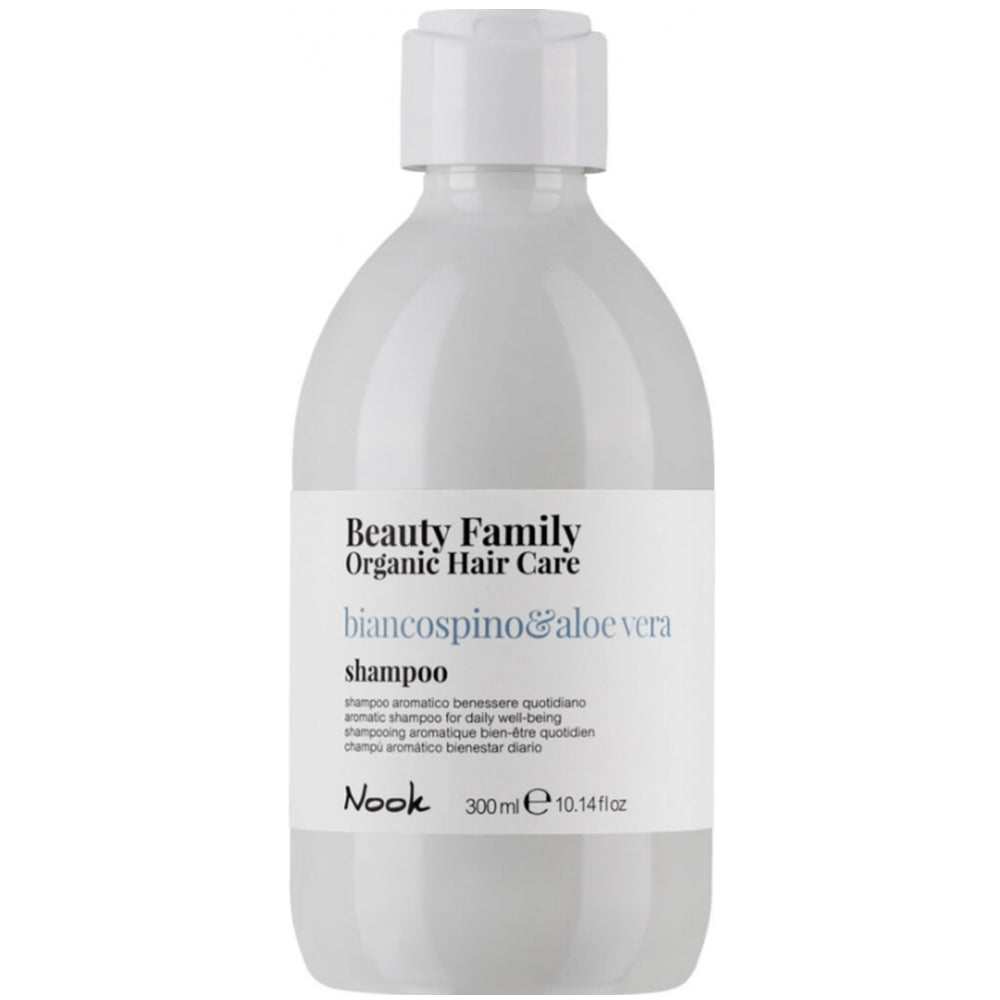 Оздоровлюючий шампунь для щоденного застосування - Nook Beauty Family Biancosoino &amp; Aloevera Shampoo