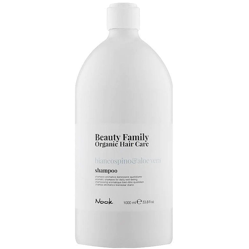 Оздоровлюючий шампунь для щоденного застосування - Nook Beauty Family Biancosoino &amp; Aloevera Shampoo
