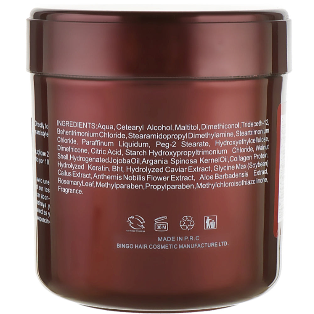 Bingo Hair Cosmetic Morocco Argan Oil Mask – Маска для волосся з екстрактом ікри