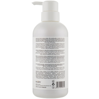 Bingo Hair Cosmetic Nuspa Apple Cider Vinegar Shampoo - Безсульфатний шампунь для волосся з яблучним сидром