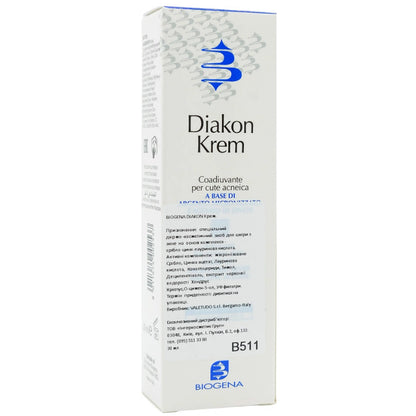 Крем для шкіри з акне - Biogena Diakon Krem упаковка
